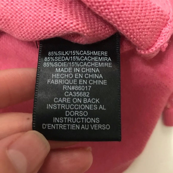 NEW BEBE SILK / CASHMERE SEQUIN SWEATER - Picture 5 of 7